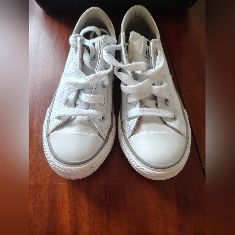 Converse All Star Classic White Kids Sneakers Size 12